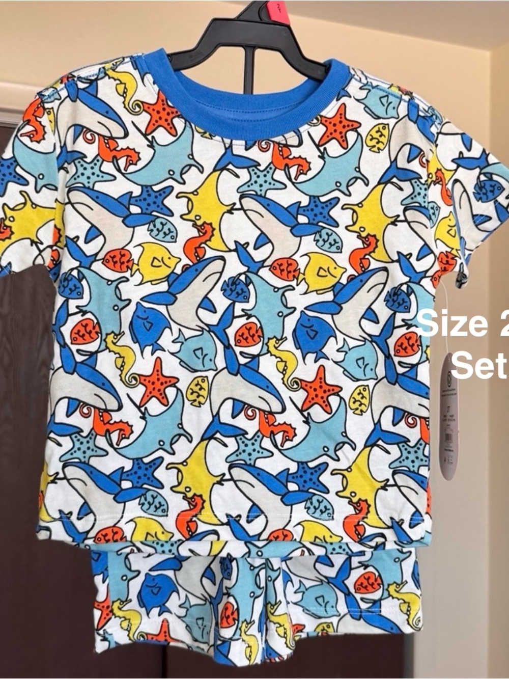 Wonder Nation Toddler Boys Short Sleeve Top and Shorts Outfit Set, 2T